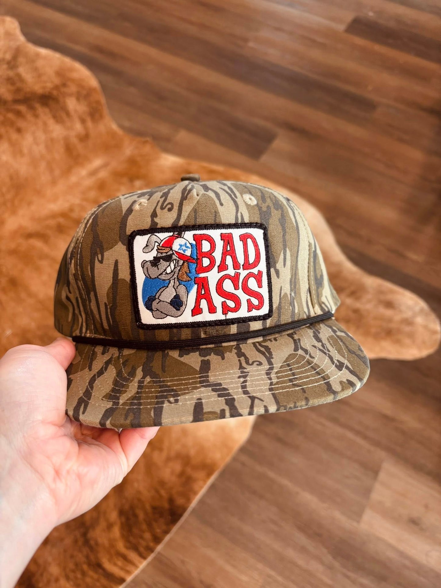Bad Ass Camo Patch Hat