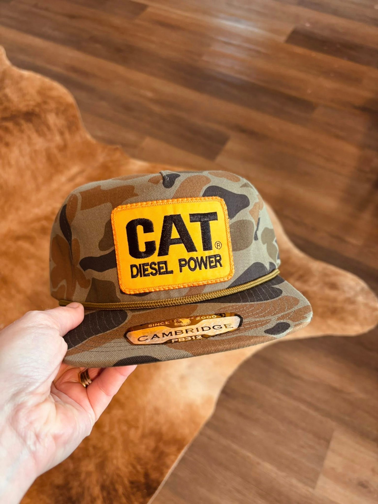 CAT diesel power Camo Hat