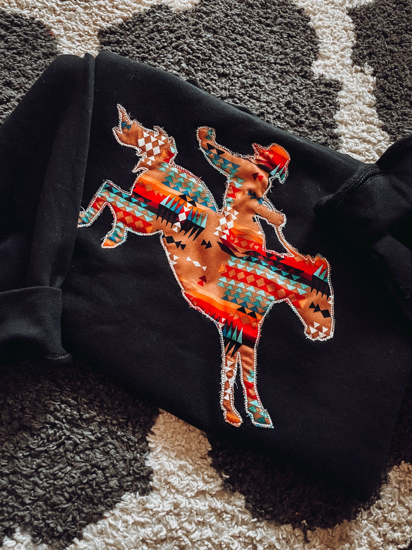 Aztec Bucking Horse Sweatshirt