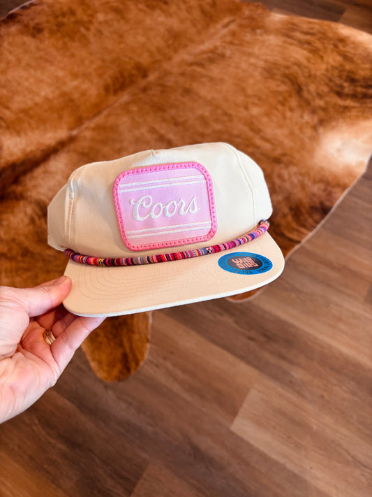 Coors Patch Hat with Fiesta Rope