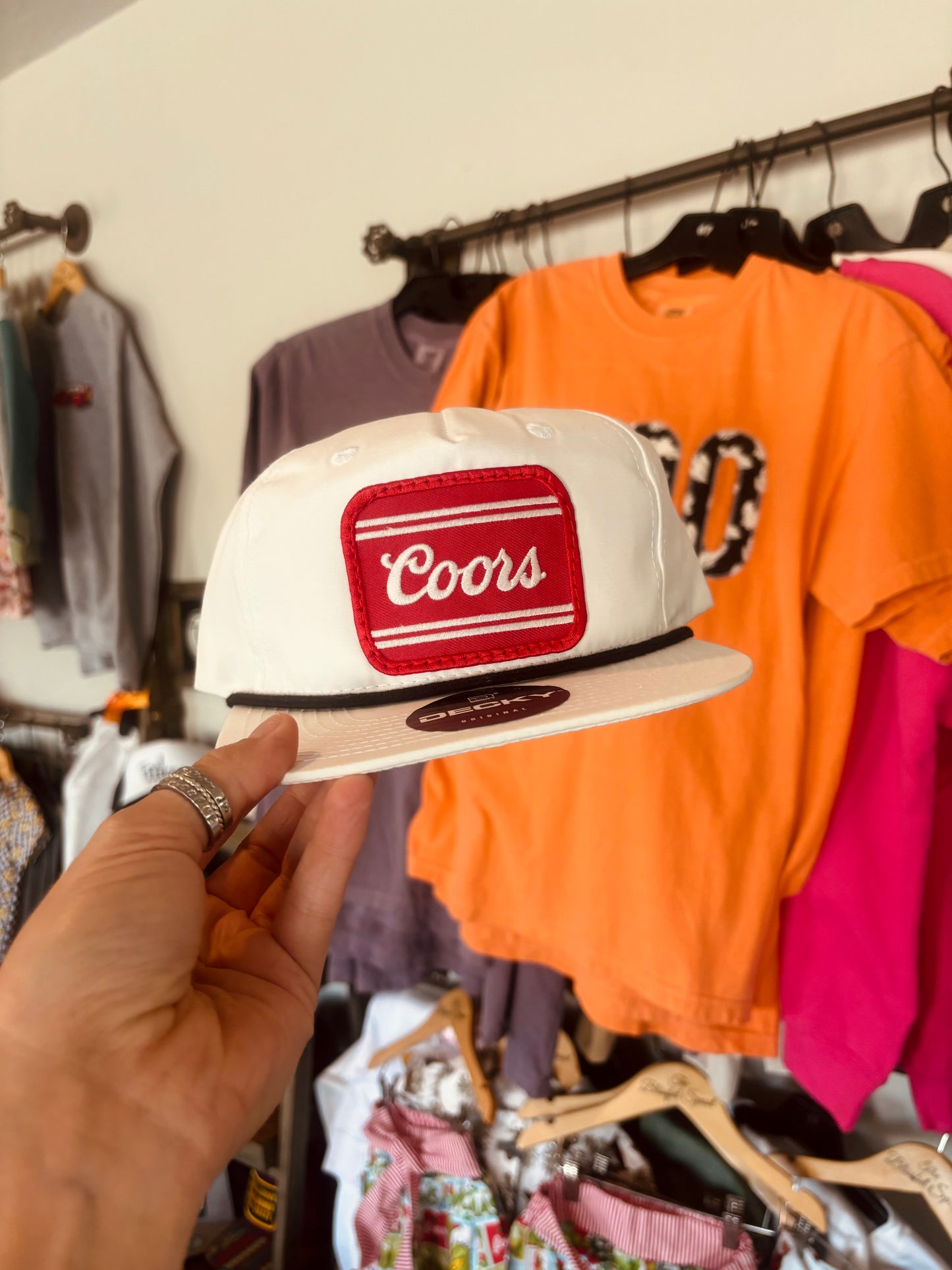 RED COORS PATCH HAT