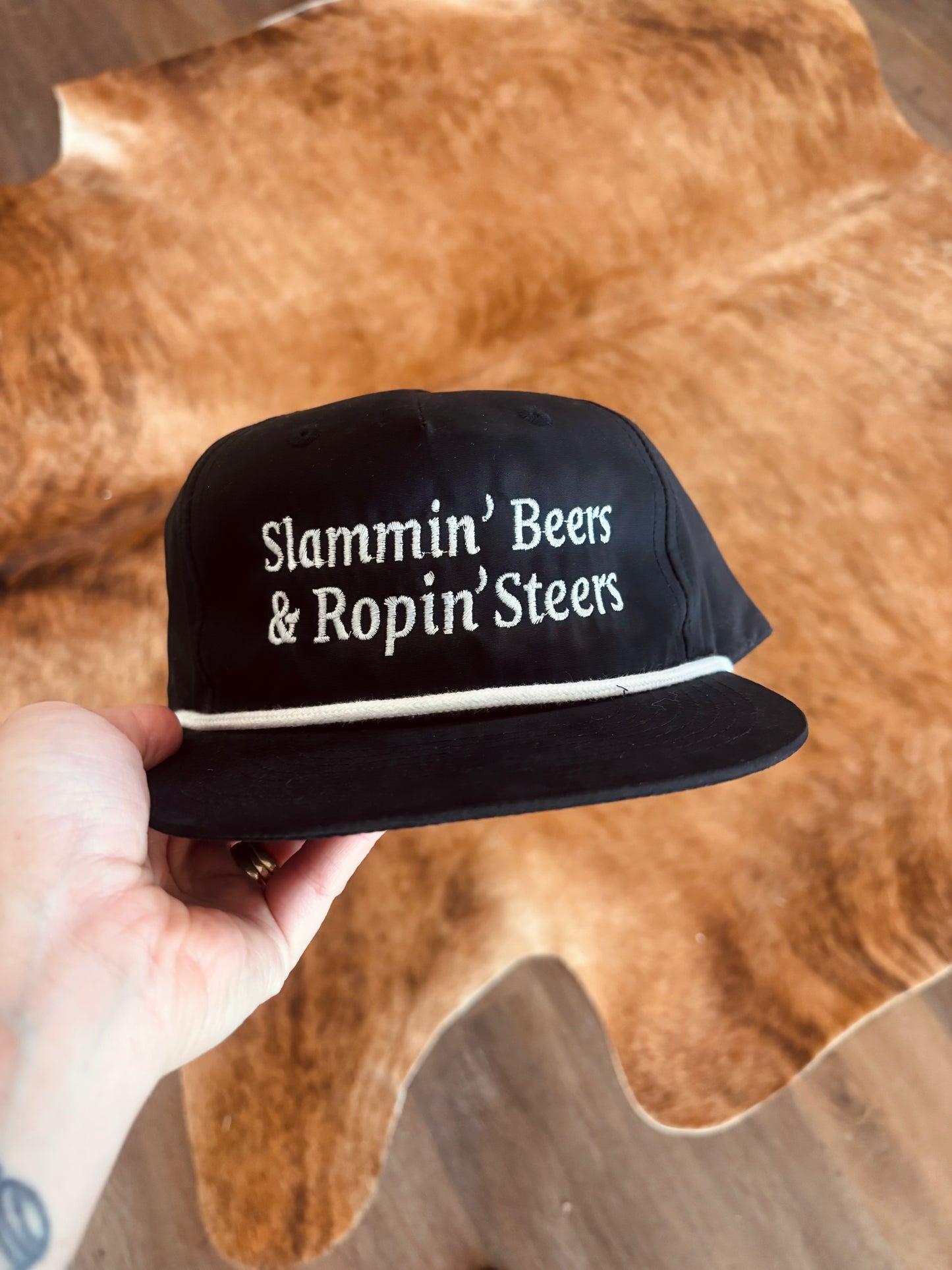 Slammin Beers and Ropin Steers