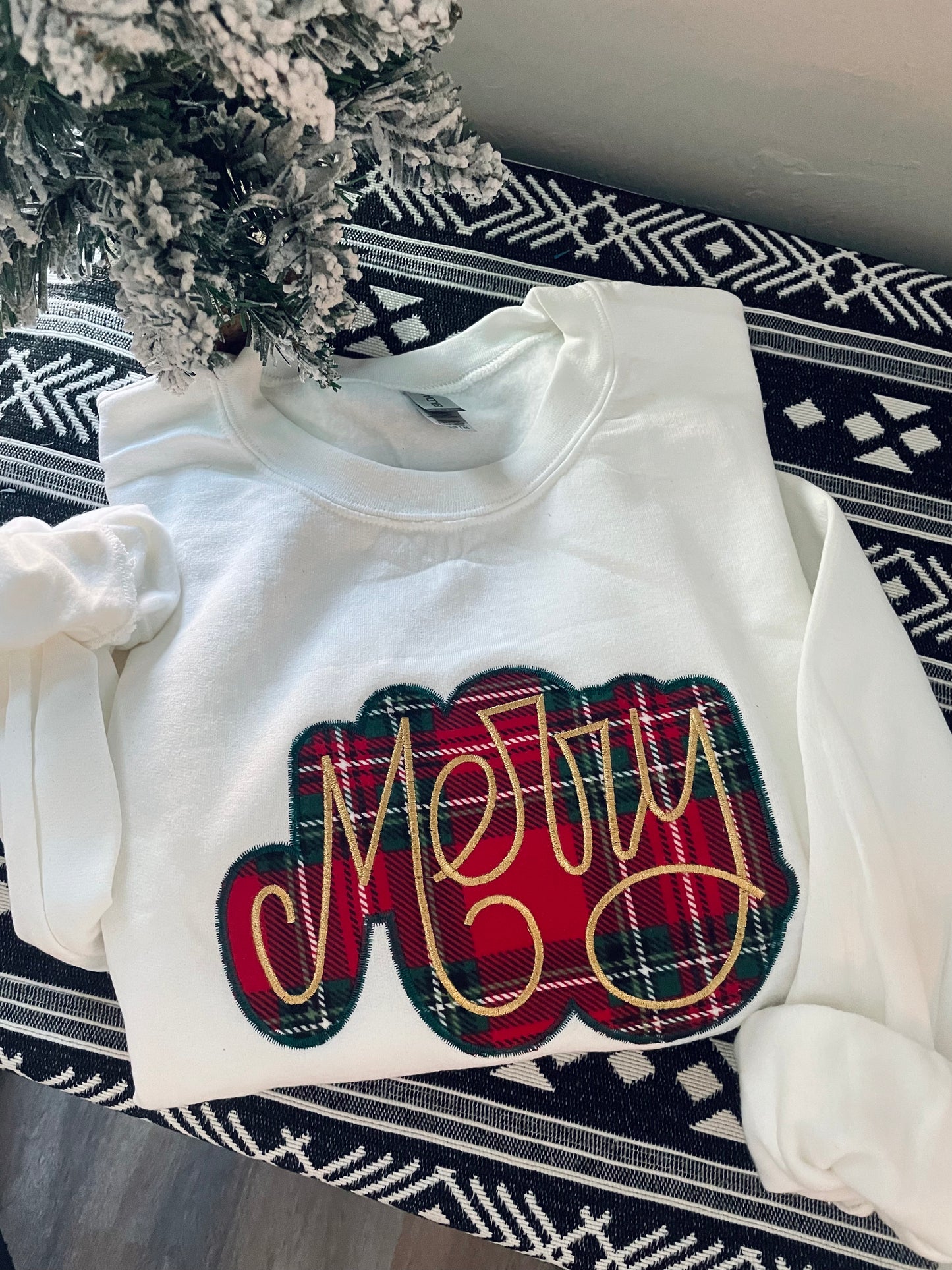 Merry Applique Sweatshirt