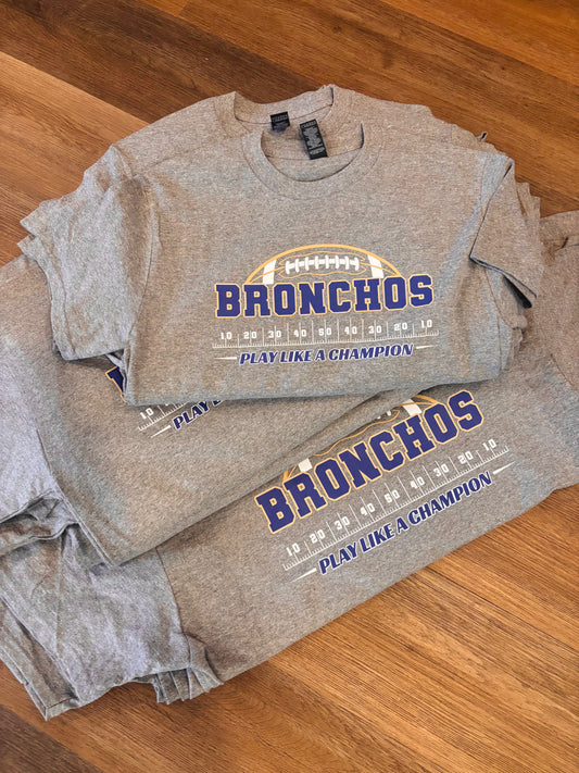 Broncho Football 2026 shirts