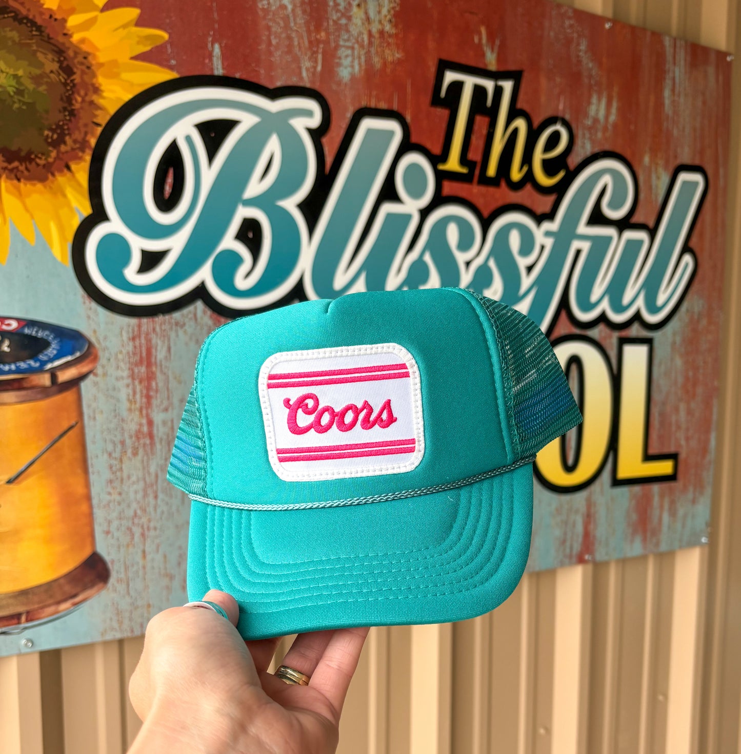 Hot Pink Coors Patch Hat