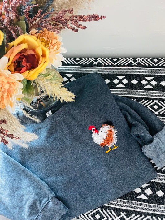 ADULT Fluffy Chicken Sweatshirt