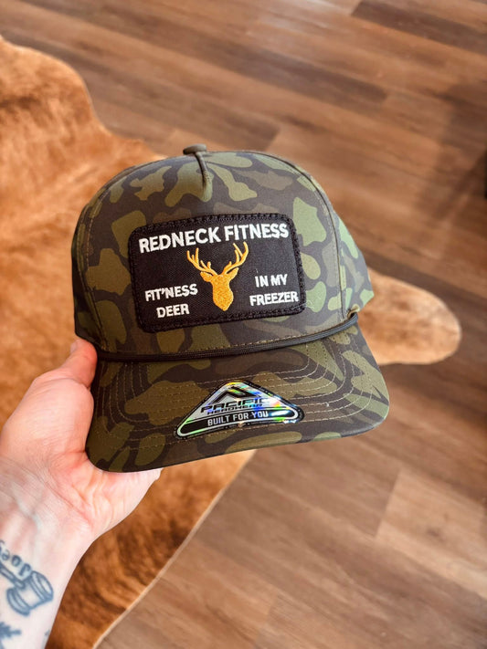 Redneck Fitness Patch Camo Hat